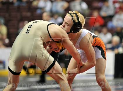 Thumbnail 2 in PIAA AAA Wrestling Championships (Semifinals) photogallery.