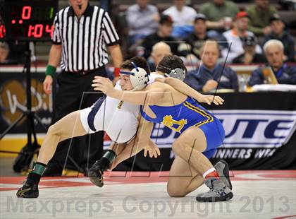 Thumbnail 3 in PIAA AAA Wrestling Championships (Semifinals) photogallery.