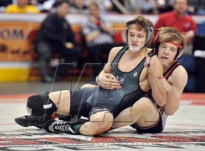 Thumbnail 2 in PIAA AAA Wrestling Championships (Semifinals) photogallery.