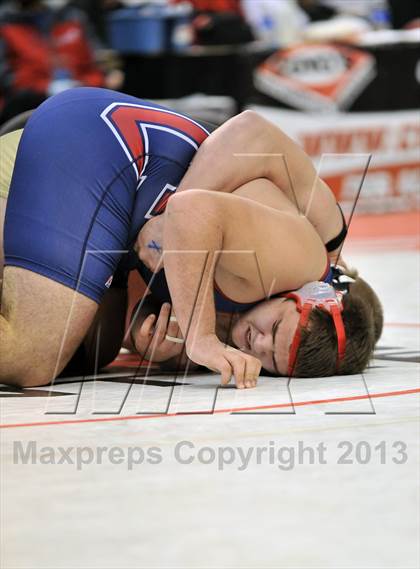Thumbnail 2 in PIAA AAA Wrestling Championships (Semifinals) photogallery.