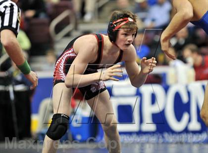 Thumbnail 1 in PIAA AAA Wrestling Championships (Semifinals) photogallery.