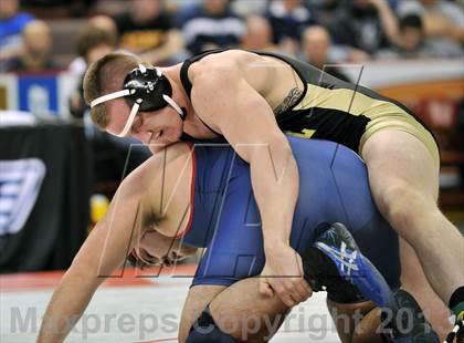 Thumbnail 1 in PIAA AAA Wrestling Championships (Semifinals) photogallery.