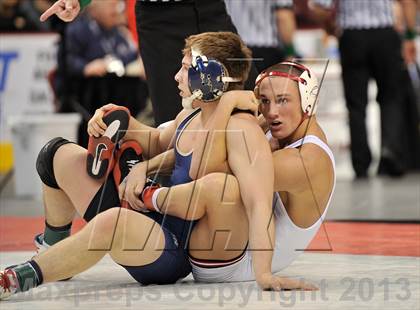 Thumbnail 2 in PIAA AAA Wrestling Championships (Semifinals) photogallery.