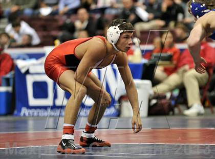 Thumbnail 1 in PIAA AAA Wrestling Championships (Semifinals) photogallery.