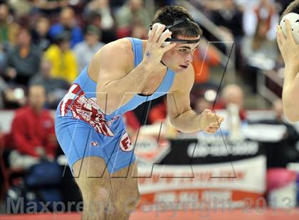 Thumbnail 2 in PIAA AAA Wrestling Championships (Semifinals) photogallery.