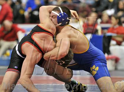 Thumbnail 1 in PIAA AAA Wrestling Championships (Semifinals) photogallery.