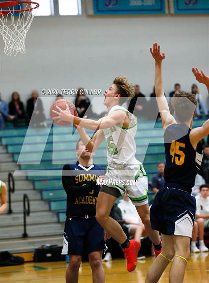 Thumbnail 1 in Summit Academy vs. Ridgeline (Eagle Holiday Shootout) photogallery.