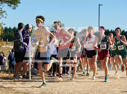 Thumbnail 2 in NCHSAA 4A Boys Cross Country Championships photogallery.