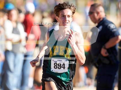 Thumbnail 1 in NCHSAA 4A Boys Cross Country Championships photogallery.