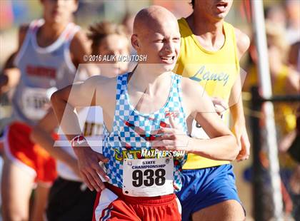 Thumbnail 2 in NCHSAA 4A Boys Cross Country Championships photogallery.