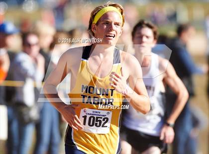 Thumbnail 3 in NCHSAA 4A Boys Cross Country Championships photogallery.