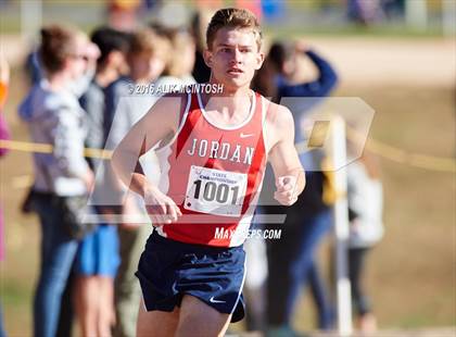 Thumbnail 2 in NCHSAA 4A Boys Cross Country Championships photogallery.