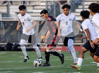 Thumbnail 3 in Progreso vs. Hidalgo (UIL Region IV 4A D1 Soccer Quarterfinals) photogallery.