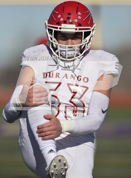 Thumbnail 2 in Durango vs Holy Family (CHSAA 3A Semifinal) photogallery.