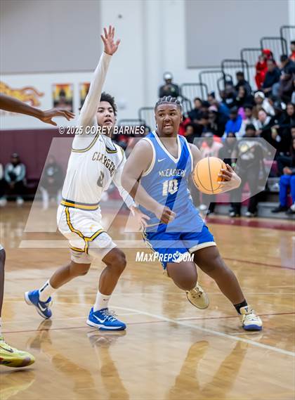 Thumbnail 1 in McEachern @ Eagle's Landing Christian Academy (Hard In The Paint) photogallery.