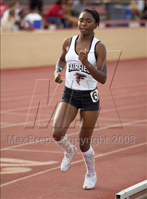 Thumbnail 1 in CIF SJS D1 Championships (Girls Track Events - Day 1) photogallery.