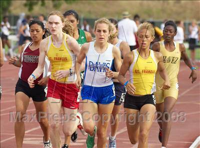 Thumbnail 1 in CIF SJS D1 Championships (Girls Track Events - Day 1) photogallery.