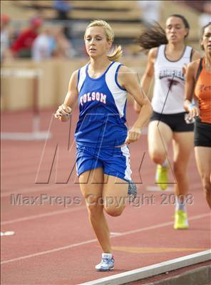 Thumbnail 1 in CIF SJS D1 Championships (Girls Track Events - Day 1) photogallery.