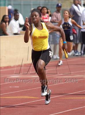 Thumbnail 2 in CIF SJS D1 Championships (Girls Track Events - Day 1) photogallery.