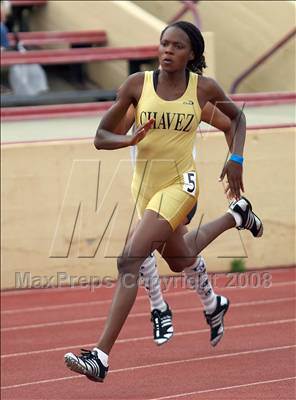 Thumbnail 1 in CIF SJS D1 Championships (Girls Track Events - Day 1) photogallery.