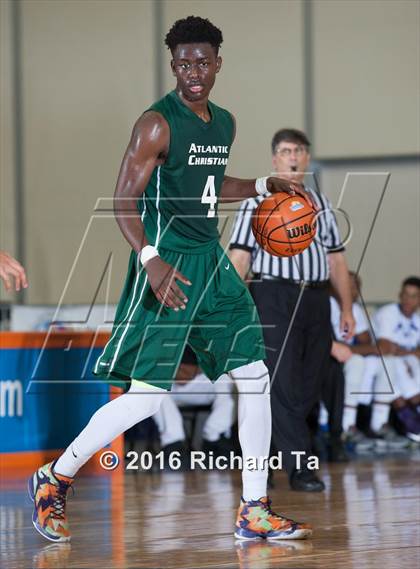 Thumbnail 2 in Montclair vs. Atlantic Christian (Boardwalk Basketball Classic) photogallery.