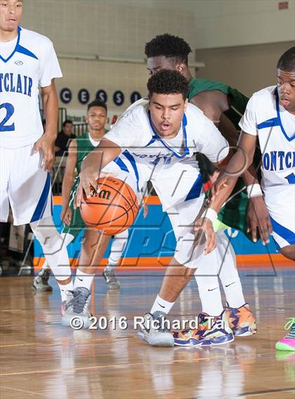 Thumbnail 2 in Montclair vs. Atlantic Christian (Boardwalk Basketball Classic) photogallery.