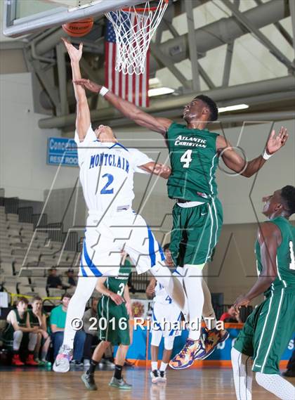 Thumbnail 2 in Montclair vs. Atlantic Christian (Boardwalk Basketball Classic) photogallery.
