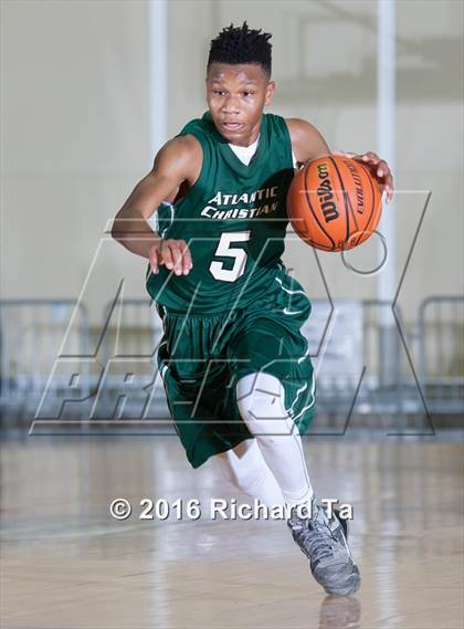 Thumbnail 3 in Montclair vs. Atlantic Christian (Boardwalk Basketball Classic) photogallery.