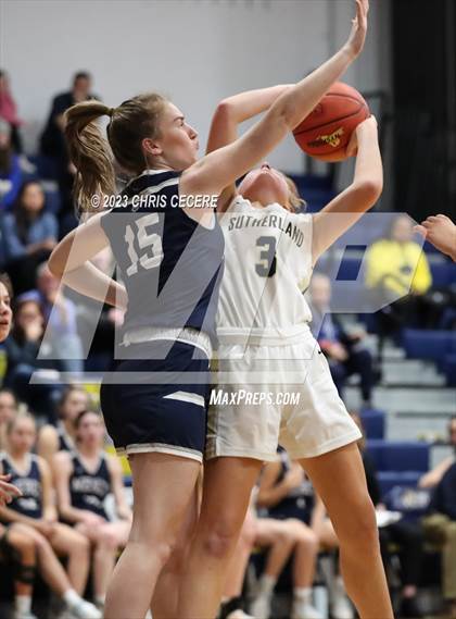 Thumbnail 3 in Sutherland vs. Our Lady of Mercy (Section 5 Class A Semifinal) photogallery.