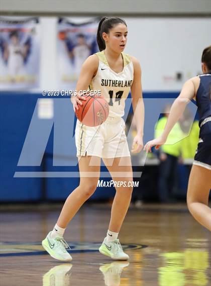 Thumbnail 2 in Sutherland vs. Our Lady of Mercy (Section 5 Class A Semifinal) photogallery.