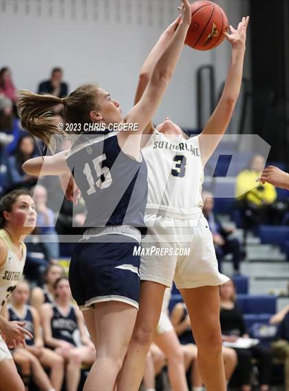 Thumbnail 1 in Sutherland vs. Our Lady of Mercy (Section 5 Class A Semifinal) photogallery.