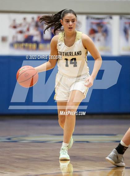 Thumbnail 1 in Sutherland vs. Our Lady of Mercy (Section 5 Class A Semifinal) photogallery.