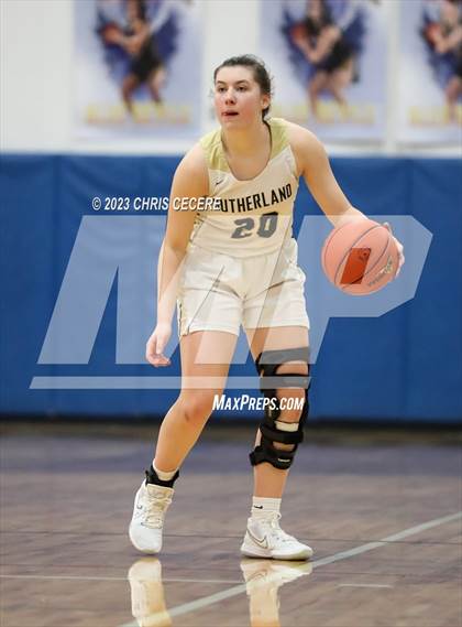 Thumbnail 2 in Sutherland vs. Our Lady of Mercy (Section 5 Class A Semifinal) photogallery.