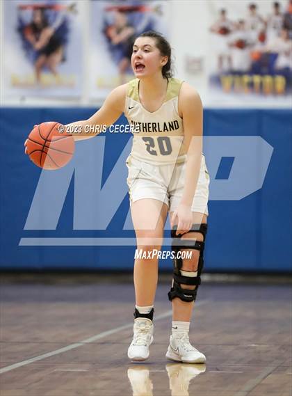 Thumbnail 3 in Sutherland vs. Our Lady of Mercy (Section 5 Class A Semifinal) photogallery.
