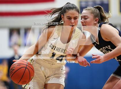 Thumbnail 3 in Sutherland vs. Our Lady of Mercy (Section 5 Class A Semifinal) photogallery.