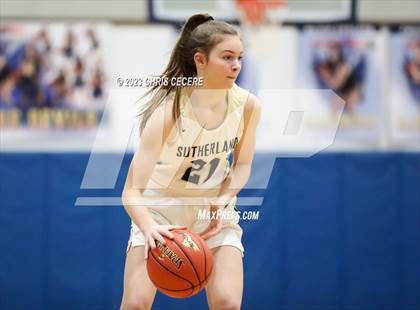 Thumbnail 2 in Sutherland vs. Our Lady of Mercy (Section 5 Class A Semifinal) photogallery.