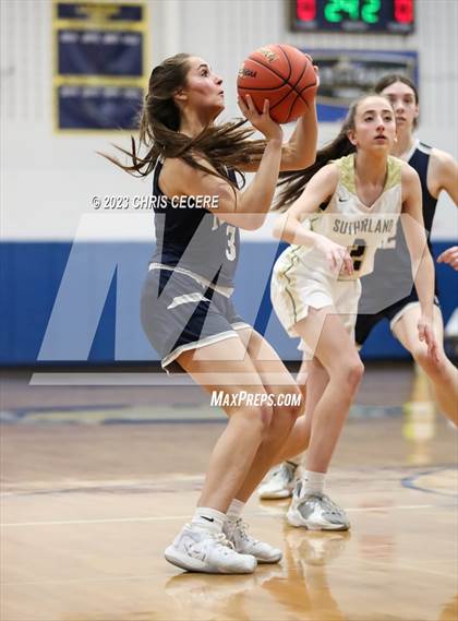 Thumbnail 2 in Sutherland vs. Our Lady of Mercy (Section 5 Class A Semifinal) photogallery.
