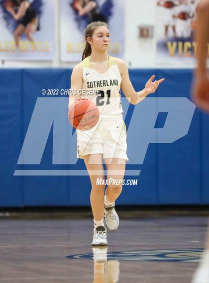 Thumbnail 3 in Sutherland vs. Our Lady of Mercy (Section 5 Class A Semifinal) photogallery.
