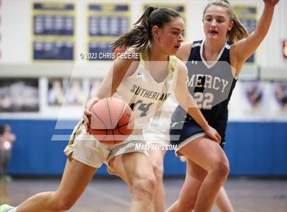 Thumbnail 1 in Sutherland vs. Our Lady of Mercy (Section 5 Class A Semifinal) photogallery.