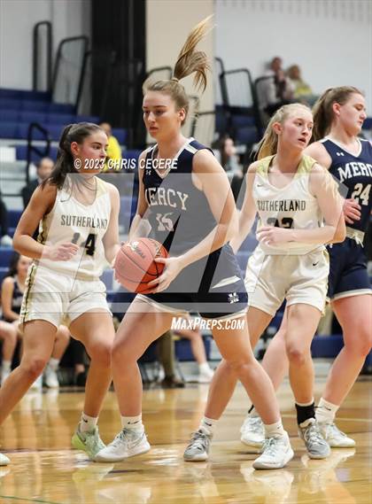 Thumbnail 1 in Sutherland vs. Our Lady of Mercy (Section 5 Class A Semifinal) photogallery.
