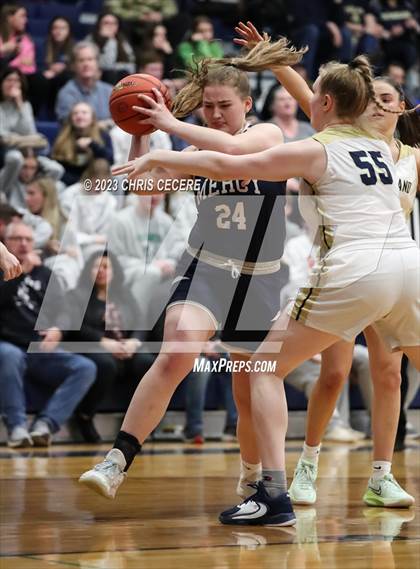 Thumbnail 2 in Sutherland vs. Our Lady of Mercy (Section 5 Class A Semifinal) photogallery.