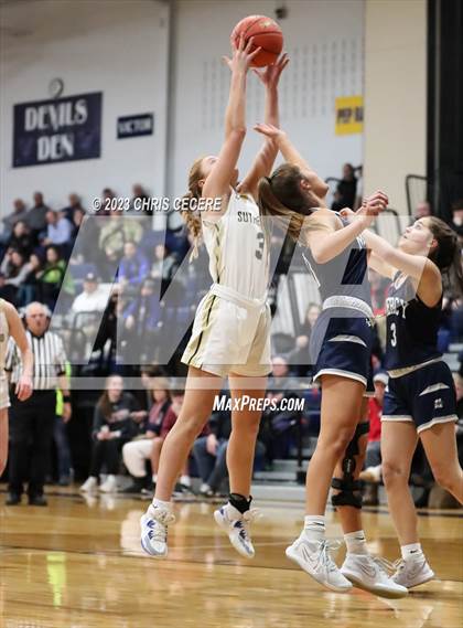 Thumbnail 1 in Sutherland vs. Our Lady of Mercy (Section 5 Class A Semifinal) photogallery.