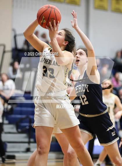 Thumbnail 2 in Sutherland vs. Our Lady of Mercy (Section 5 Class A Semifinal) photogallery.