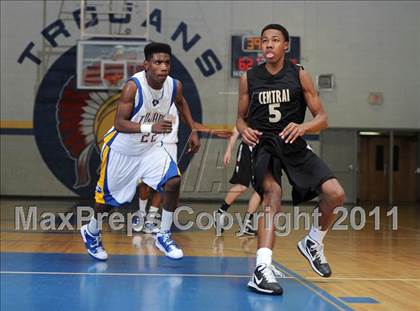 Thumbnail 3 in Harnett Central vs Garner Magnet (Greater Neuse River Conference Tournament) photogallery.