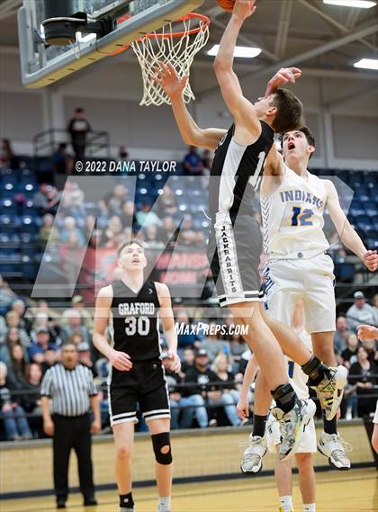 Thumbnail 3 in Graford vs Huckabay (UIL Region III-1A Semifinal) photogallery.