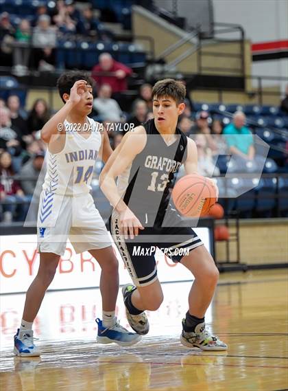 Thumbnail 2 in Graford vs Huckabay (UIL Region III-1A Semifinal) photogallery.