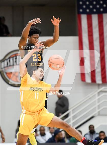 Thumbnail 2 in Woodstock Academy vs. Montverde Academy (Spalding Hoophall Classic) photogallery.