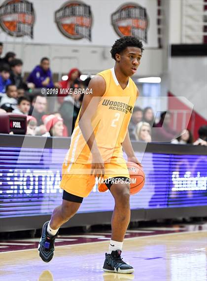 Thumbnail 2 in Woodstock Academy vs. Montverde Academy (Spalding Hoophall Classic) photogallery.