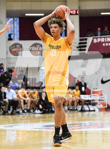 Thumbnail 1 in Woodstock Academy vs. Montverde Academy (Spalding Hoophall Classic) photogallery.