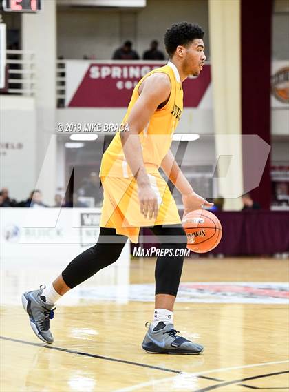 Thumbnail 2 in Woodstock Academy vs. Montverde Academy (Spalding Hoophall Classic) photogallery.